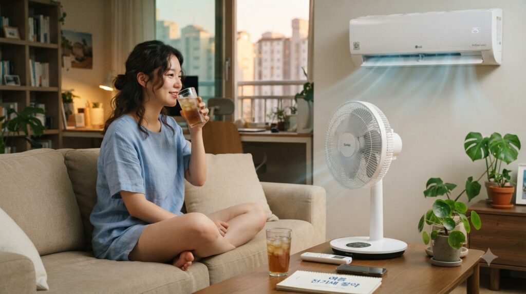 여름철 냉방비 줄이는 생활 습관, 시원함은 유지하고 전기요금은 아끼는 방법